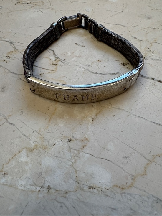Other - Personalized Silver Men’s ID Bracelet - can be repurposed
